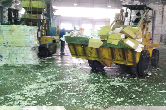 機密文書の溶解処理・粉砕処理