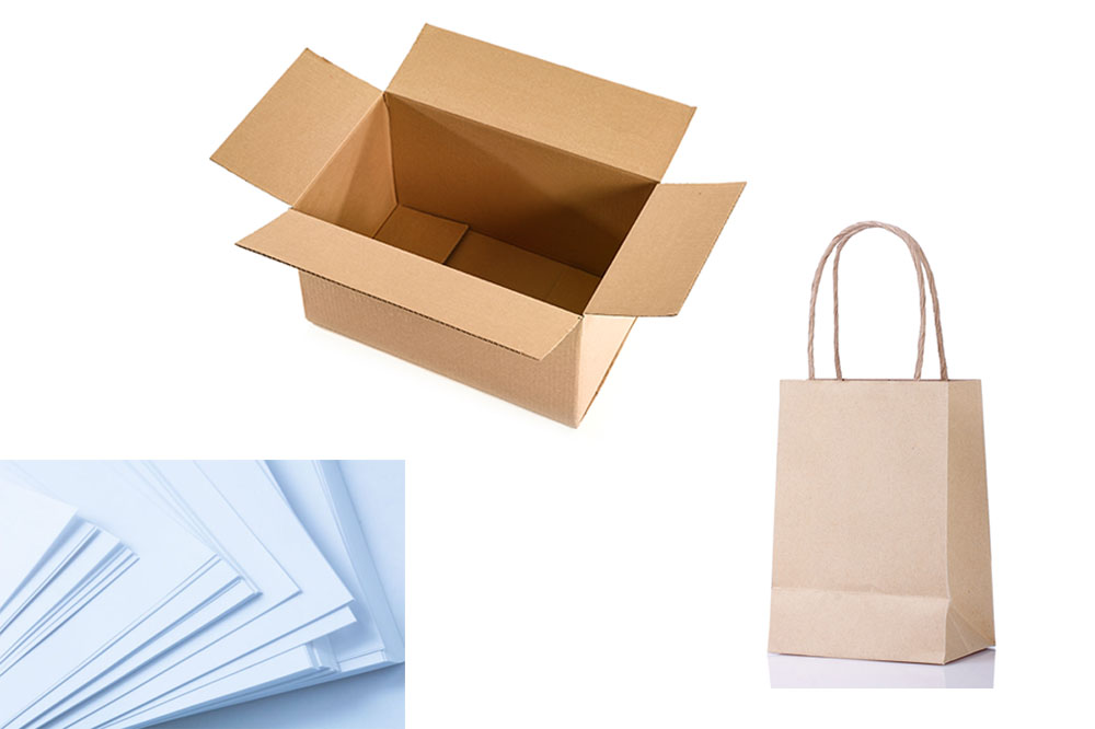 再生紙で作った製品